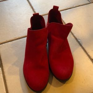 Red booties